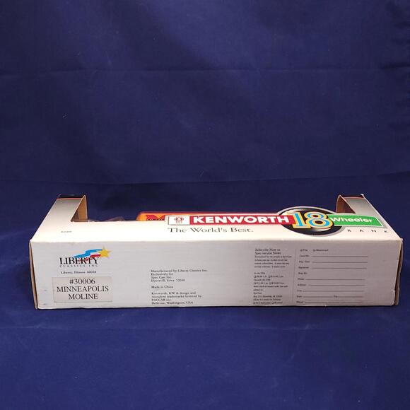 Kenworth 18 Wheeler Bank Minneapolis‑Moline Modern Machinery Vintage - Picture 6 of 7